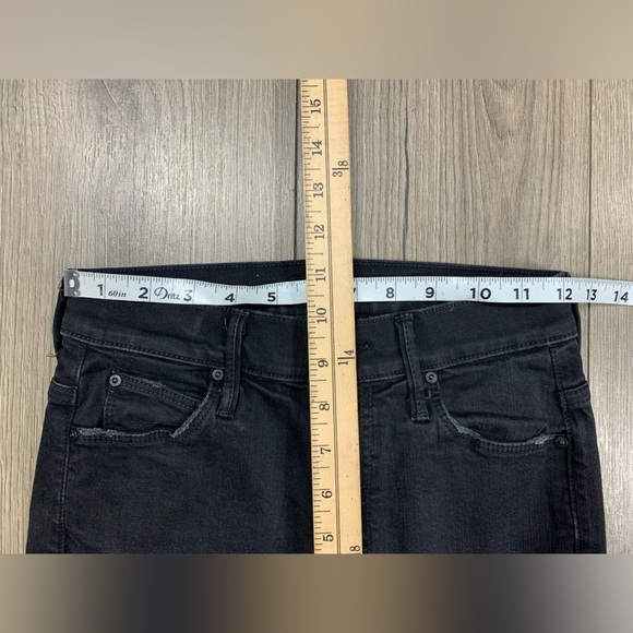 MOTHER Women's The Stunner Zip Ankle‎ Step Fray in Not Guilty Size 25 - Picture 3 of 10